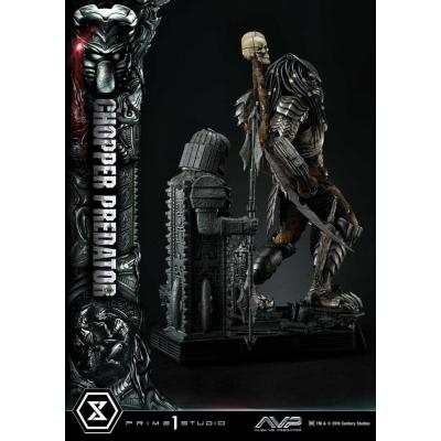 The Alien vs. Predator Estatua Museum Masterline Series 1/3 Chopper Predator 103 cm
