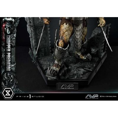 The Alien vs. Predator Estatua Museum Masterline Series 1/3 Chopper Predator 103 cm