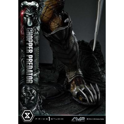 The Alien vs. Predator Estatua Museum Masterline Series 1/3 Chopper Predator 103 cm