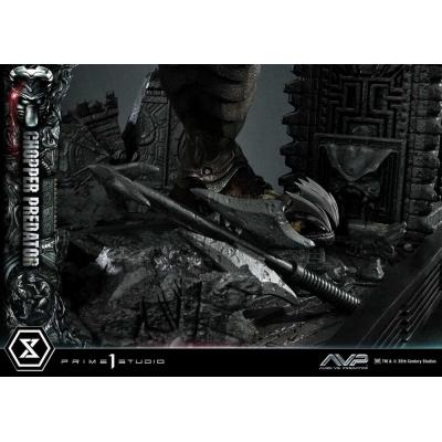 The Alien vs. Predator Estatua Museum Masterline Series 1/3 Chopper Predator 103 cm