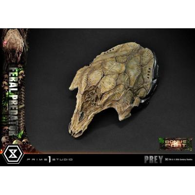 Prey (Movie) Estatua Museum Masterline Series 1/3 Feral Predator Deluxe Bonus Version 89 cm