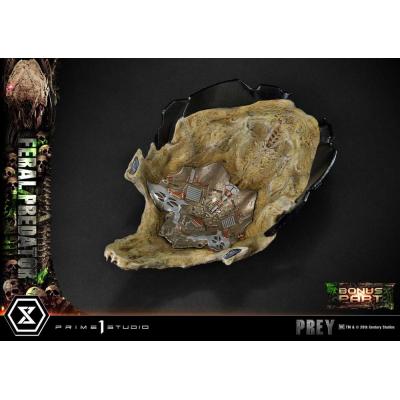 Prey (Movie) Estatua Museum Masterline Series 1/3 Feral Predator Deluxe Bonus Version 89 cm
