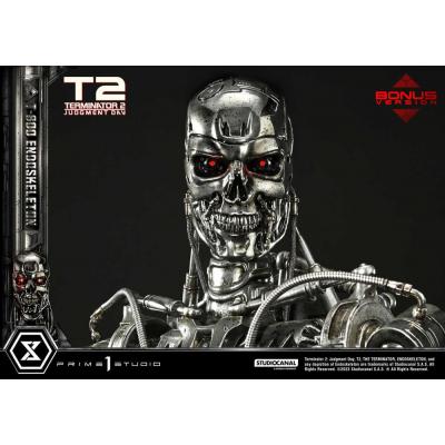 Terminator 2 Estatua Museum Masterline Series 1/3 Judgment Day T800 Endoskeleton Deluxe Bonus Version 74 cm