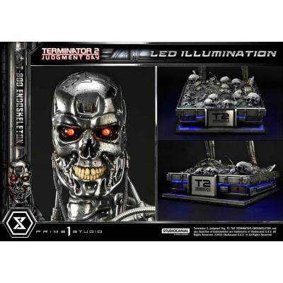 Terminator 2 Estatua Museum Masterline Series 1/3 Judgment Day T800 Endoskeleton Deluxe Bonus Version 74 cm