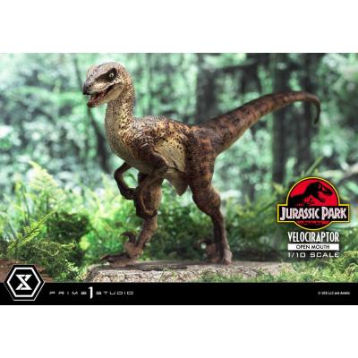Jurassic Park Estatua Prime Collectibles 1/10 Velociraptor Open Mouth 19 cm