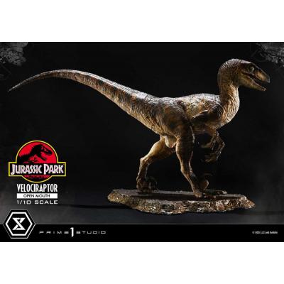 Jurassic Park Estatua Prime Collectibles 1/10 Velociraptor Open Mouth 19 cm