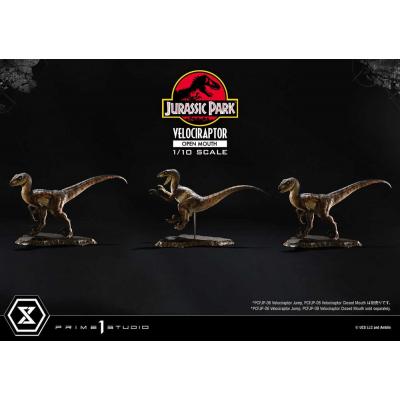 Jurassic Park Estatua Prime Collectibles 1/10 Velociraptor Open Mouth 19 cm