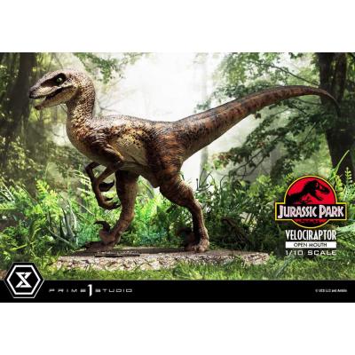 Jurassic Park Estatua Prime Collectibles 1/10 Velociraptor Open Mouth 19 cm