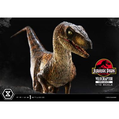 Jurassic Park Estatua Prime Collectibles 1/10 Velociraptor Open Mouth 19 cm