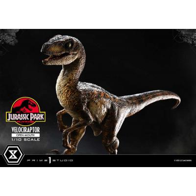 Jurassic Park Estatua Prime Collectibles 1/10 Velociraptor Open Mouth 19 cm
