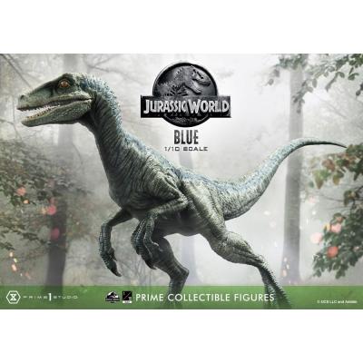 Jurassic World: Fallen Kingdom Estatua Prime Collectibles 1/10 Blue (Open Mouth Version) 17 cm