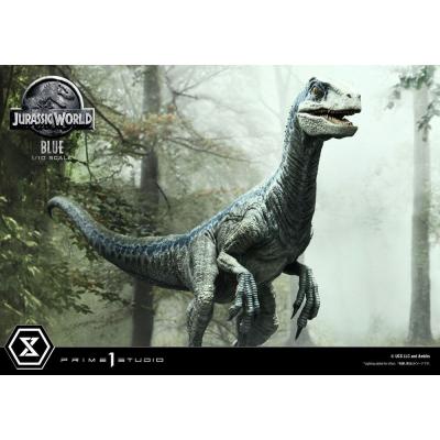 Jurassic World: Fallen Kingdom Estatua Prime Collectibles 1/10 Blue (Open Mouth Version) 17 cm