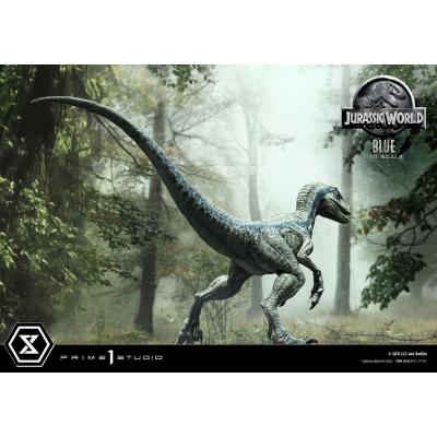 Jurassic World: Fallen Kingdom Estatua Prime Collectibles 1/10 Blue (Open Mouth Version) 17 cm