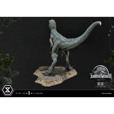 Jurassic World: Fallen Kingdom Estatua Prime Collectibles 1/10 Blue (Open Mouth Version) 17 cm