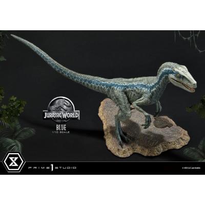 Jurassic World: Fallen Kingdom Estatua Prime Collectibles 1/10 Blue (Open Mouth Version) 17 cm