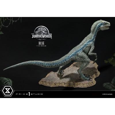 Jurassic World: Fallen Kingdom Estatua Prime Collectibles 1/10 Blue (Open Mouth Version) 17 cm