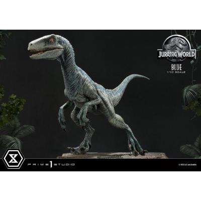 Jurassic World: Fallen Kingdom Estatua Prime Collectibles 1/10 Blue (Open Mouth Version) 17 cm