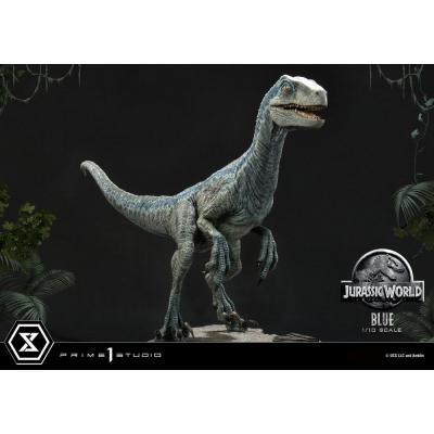 Jurassic World: Fallen Kingdom Estatua Prime Collectibles 1/10 Blue (Open Mouth Version) 17 cm