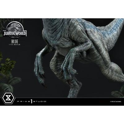 Jurassic World: Fallen Kingdom Estatua Prime Collectibles 1/10 Blue (Open Mouth Version) 17 cm