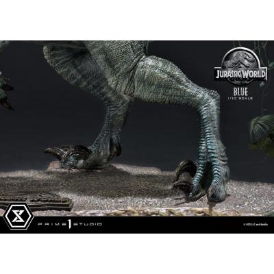 Jurassic World: Fallen Kingdom Estatua Prime Collectibles 1/10 Blue (Open Mouth Version) 17 cm