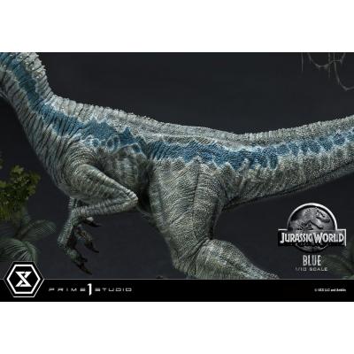 Jurassic World: Fallen Kingdom Estatua Prime Collectibles 1/10 Blue (Open Mouth Version) 17 cm