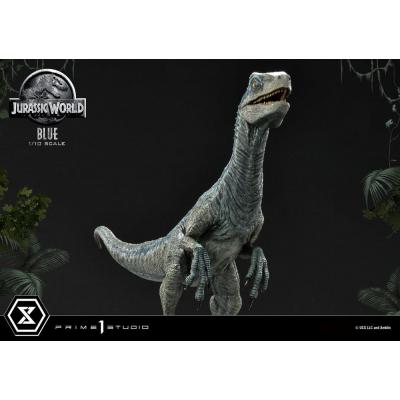 Jurassic World: Fallen Kingdom Estatua Prime Collectibles 1/10 Blue (Open Mouth Version) 17 cm