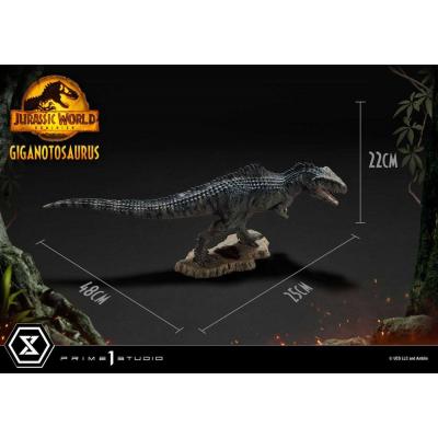 Jurassic World Dominion Estatua Prime Collectibles 1/38 Giganotosaurus Toy Version 22 cm