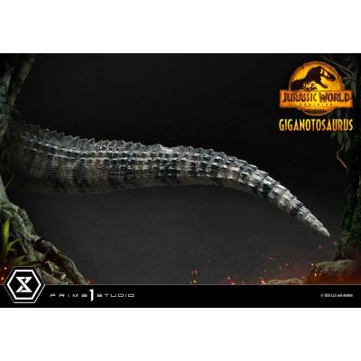 Jurassic World Dominion Estatua Prime Collectibles 1/38 Giganotosaurus Toy Version 22 cm