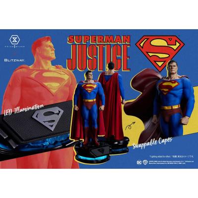 DC Comics Estatua Premium Masterline Series 1/4 Superman Justice Comics 57 cm
