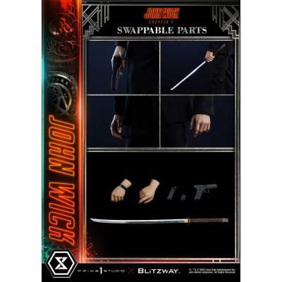 John Wick Chapter 4 Estatua Ultimate Premium Masterline Series 1/4 John Wick Deluxe Version 54 cm