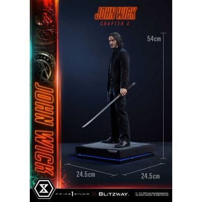 John Wick Chapter 4 Estatua Ultimate Premium Masterline Series 1/4 John Wick Deluxe Version 54 cm