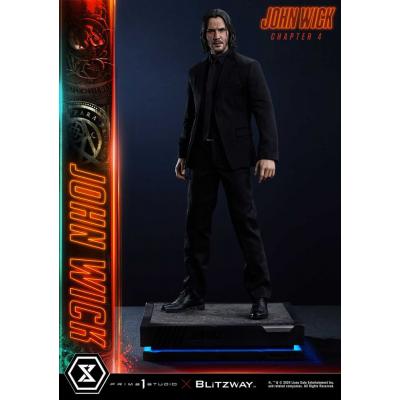 John Wick Chapter 4 Estatua Ultimate Premium Masterline Series 1/4 John Wick Deluxe Bonus Version 54 cm