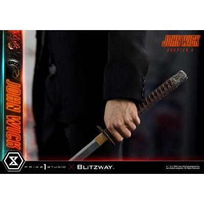 John Wick Chapter 4 Estatua Ultimate Premium Masterline Series 1/4 John Wick Deluxe Bonus Version 54 cm