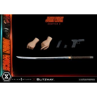 John Wick Chapter 4 Estatua Ultimate Premium Masterline Series 1/4 John Wick Deluxe Bonus Version 54 cm