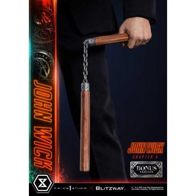 John Wick Chapter 4 Estatua Ultimate Premium Masterline Series 1/4 John Wick Deluxe Bonus Version 54 cm