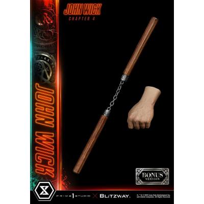 John Wick Chapter 4 Estatua Ultimate Premium Masterline Series 1/4 John Wick Deluxe Bonus Version 54 cm