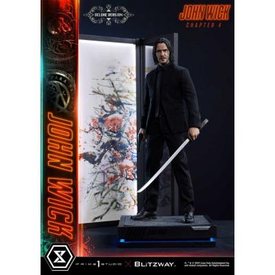 John Wick Chapter 4 Estatua Ultimate Premium Masterline Series 1/4 John Wick Deluxe Bonus Version 54 cm