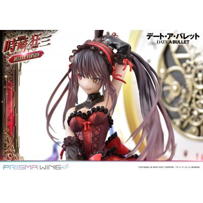 Date A Live Fragment: Date A Bullet Estatua PVC 1/7 Prisma Wing Kurumi Tokisaki Deluxe Version 37 cm