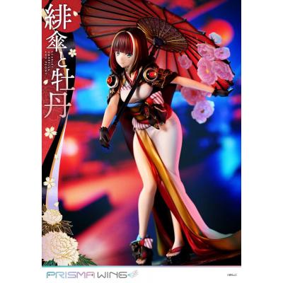 Original Illustration by Fuzichoco Estatua PVC 1/7 Prisma Wing Scarlet Umbrella And Peony 28 cm