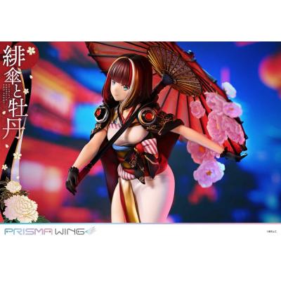 Original Illustration by Fuzichoco Estatua PVC 1/7 Prisma Wing Scarlet Umbrella And Peony 28 cm