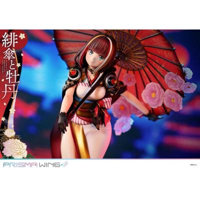 Original Illustration by Fuzichoco Estatua PVC 1/7 Prisma Wing Scarlet Umbrella And Peony 28 cm