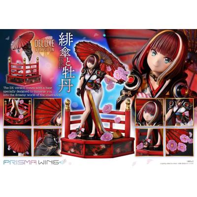 Original Illustration by Fuzichoco Estatua PVC 1/7 Prisma Wing Scarlet Umbrella And Peony Deluxe Version 32 cm