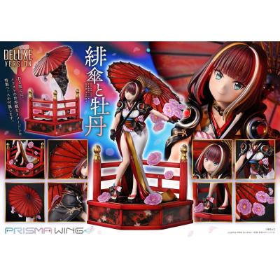 Original Illustration by Fuzichoco Estatua PVC 1/7 Prisma Wing Scarlet Umbrella And Peony Deluxe Version 32 cm