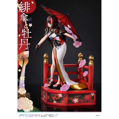 Original Illustration by Fuzichoco Estatua PVC 1/7 Prisma Wing Scarlet Umbrella And Peony Deluxe Version 32 cm