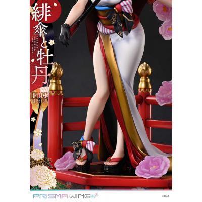 Original Illustration by Fuzichoco Estatua PVC 1/7 Prisma Wing Scarlet Umbrella And Peony Deluxe Version 32 cm