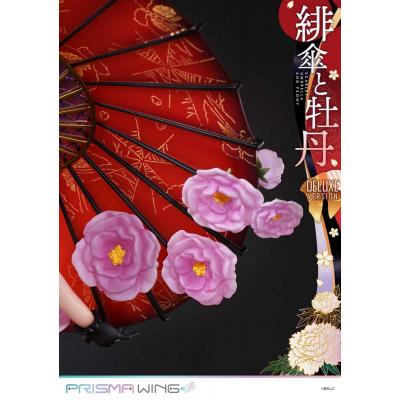 Original Illustration by Fuzichoco Estatua PVC 1/7 Prisma Wing Scarlet Umbrella And Peony Deluxe Version 32 cm