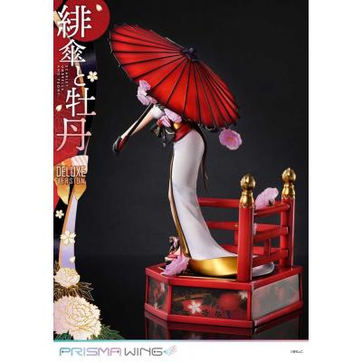 Original Illustration by Fuzichoco Estatua PVC 1/7 Prisma Wing Scarlet Umbrella And Peony Deluxe Version 32 cm