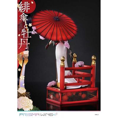 Original Illustration by Fuzichoco Estatua PVC 1/7 Prisma Wing Scarlet Umbrella And Peony Deluxe Version 32 cm