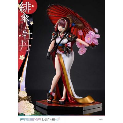 Original Illustration by Fuzichoco Estatua PVC 1/7 Prisma Wing Scarlet Umbrella And Peony Deluxe Version 32 cm