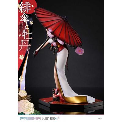 Original Illustration by Fuzichoco Estatua PVC 1/7 Prisma Wing Scarlet Umbrella And Peony Deluxe Version 32 cm